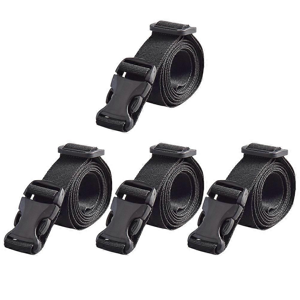 4pcs Durable Luggage Straps with Quick Release for Travel, Outdoor & Home Use – Secure Bags Easily with Tear Resistant Design
