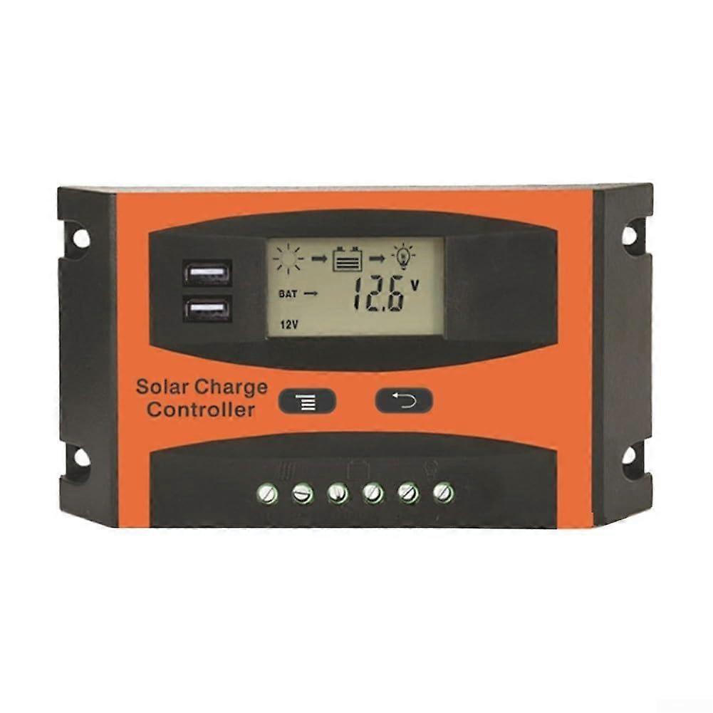 MPPT Solar Panel Charge Controller With Dual USB Outputs, LCD Display And Robust Protection Features (20 A)