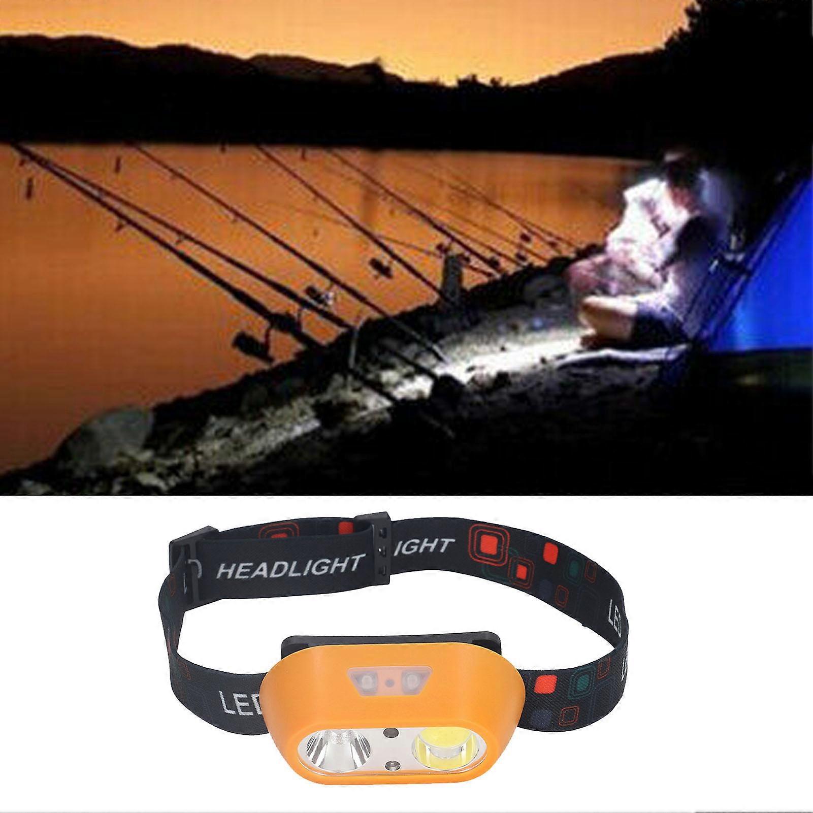 LED Headlamp USB Rechargeable 300lm High Bright COB XPE 6 Modes LED Headlight with Sensing Switch 