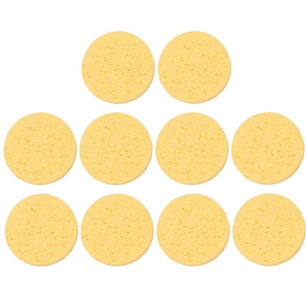 Here's a refined and professional product description based on your input:
**10pcs Round Makeup Removal Sponges – Facial Cleansing & Cosmetic