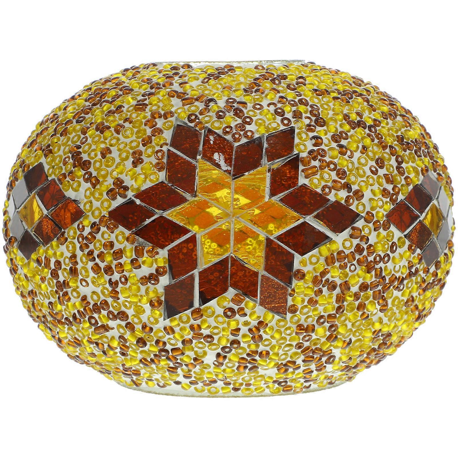 1 Set Mosaic Lamp Shade Globe Cover for Bedside Table Decorative Lampshade Replacement