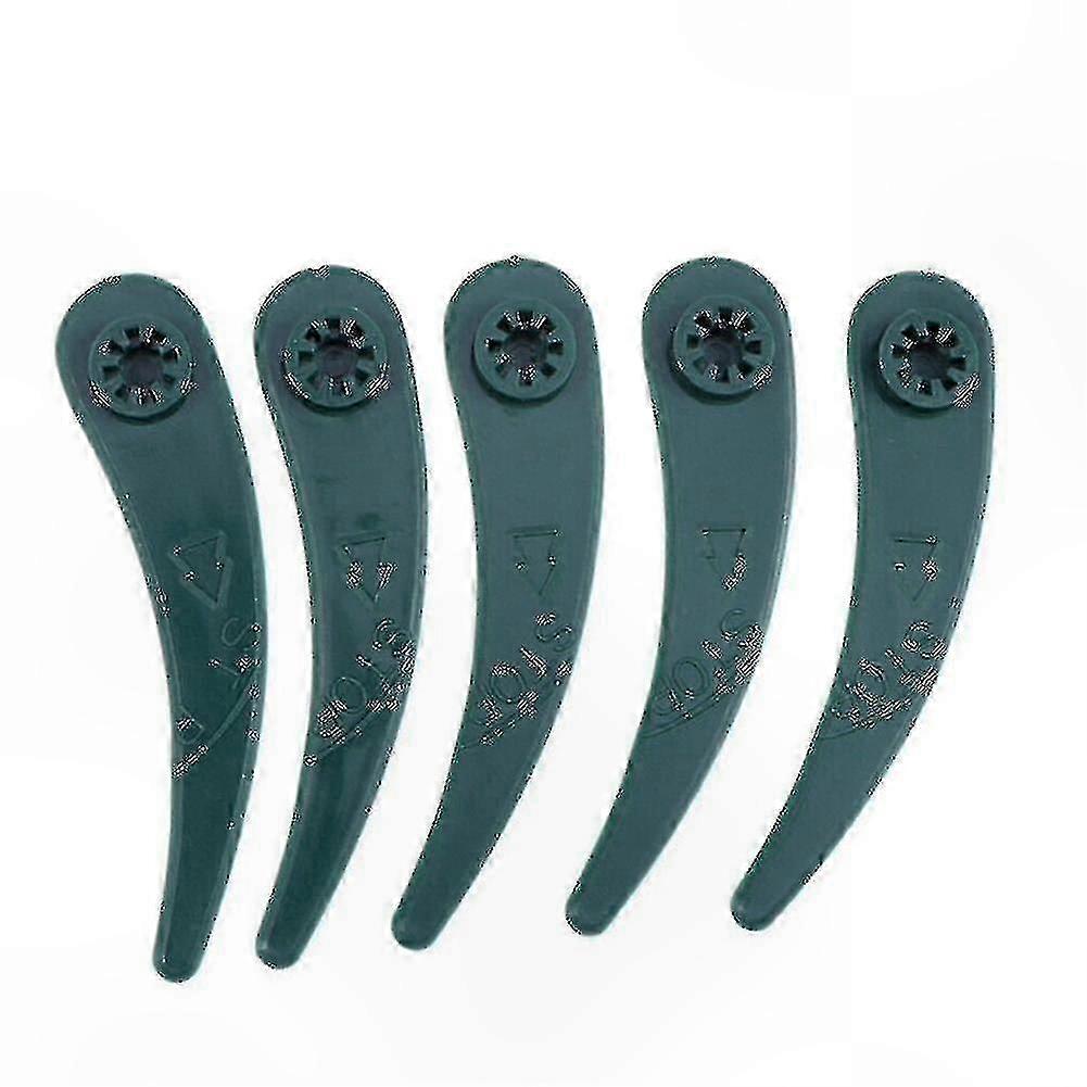50-Pack Plastic Blades for Grass Strimmers and Trimmers Compatible with Various Models