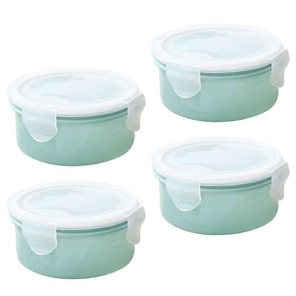 Kitchen Storage Containers Round Fridge Vegetable Container Fresh Keeping Odor Prevention 4Pcs