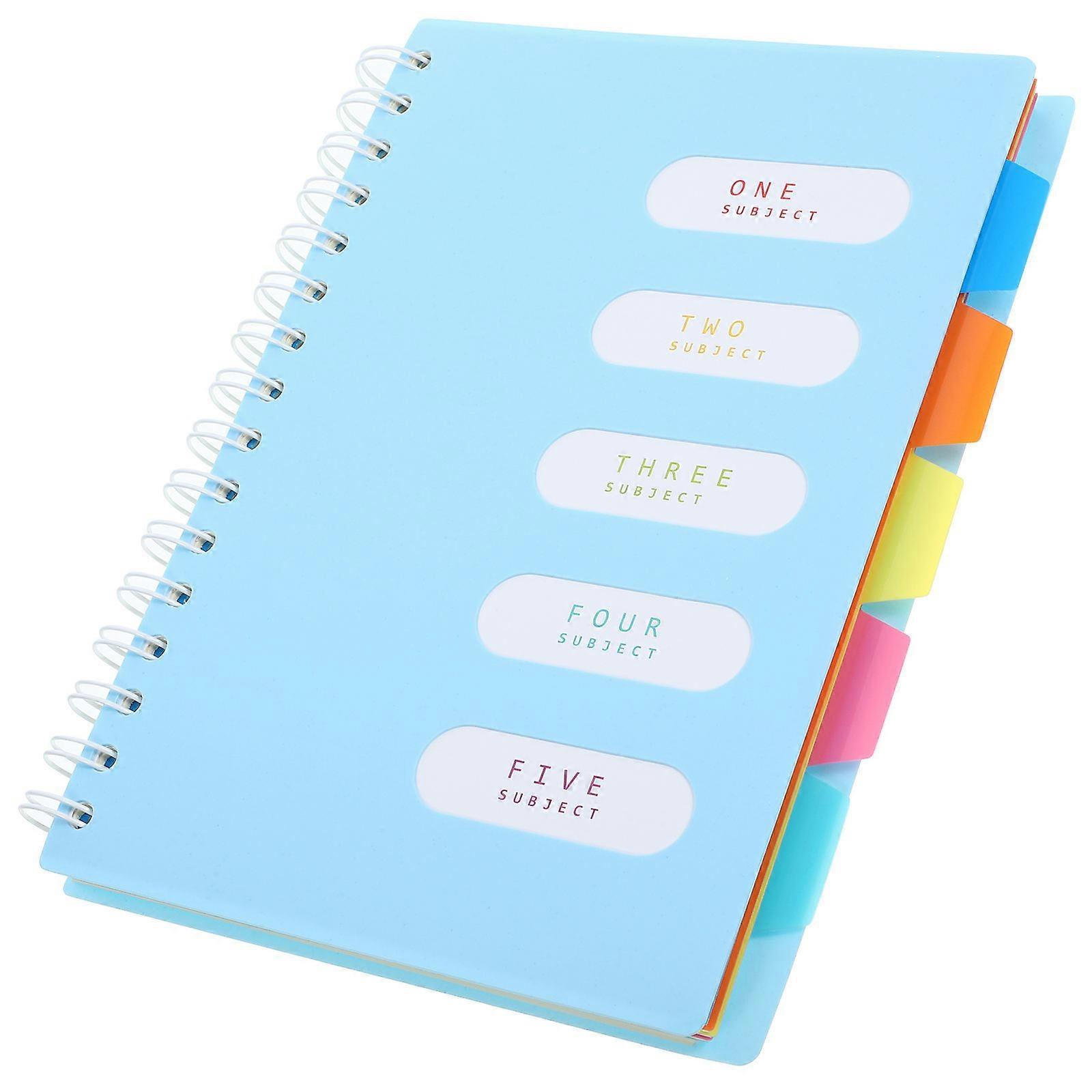 Multi Function Planner Notebook with Dividers for Daily Scheduling, Writing, and Creative Notes – Portable Academic Journal for Home and Office Use