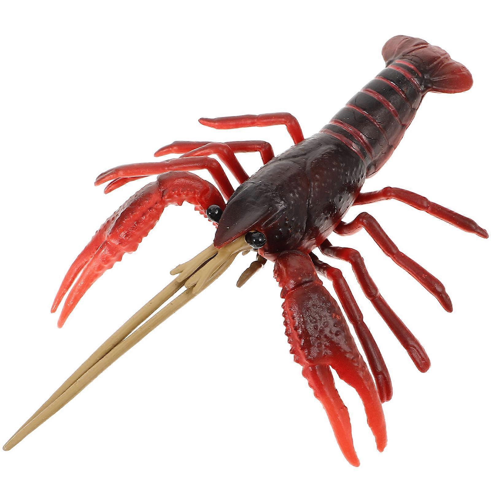 Realistic Lobster Model Lifelike Animal Figurine for Home Decor, Events, and Educational Use – Lightweight and Safe Design