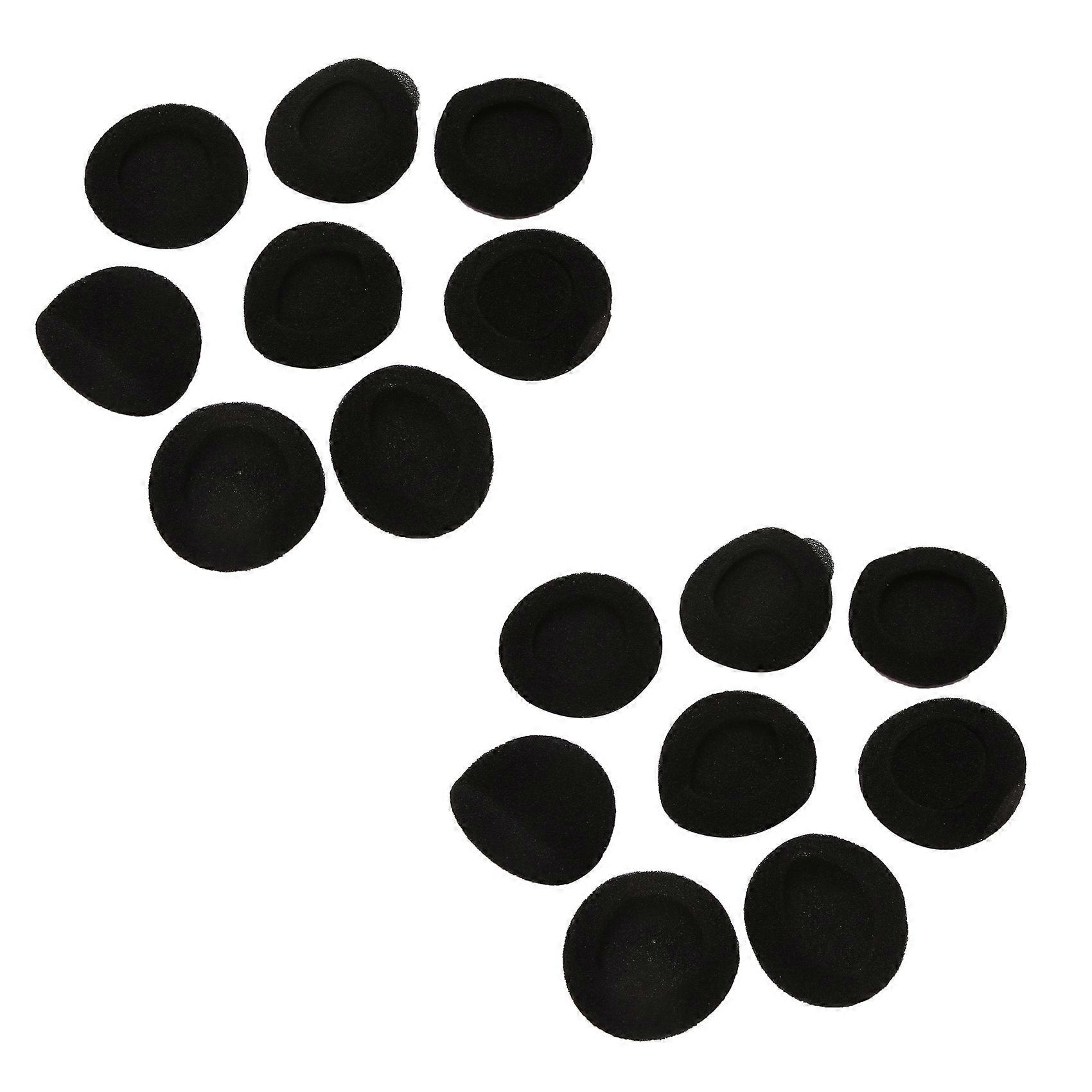 8 Pair 55mm Replacement Earphone Pad Covers for Headset Headphone Black