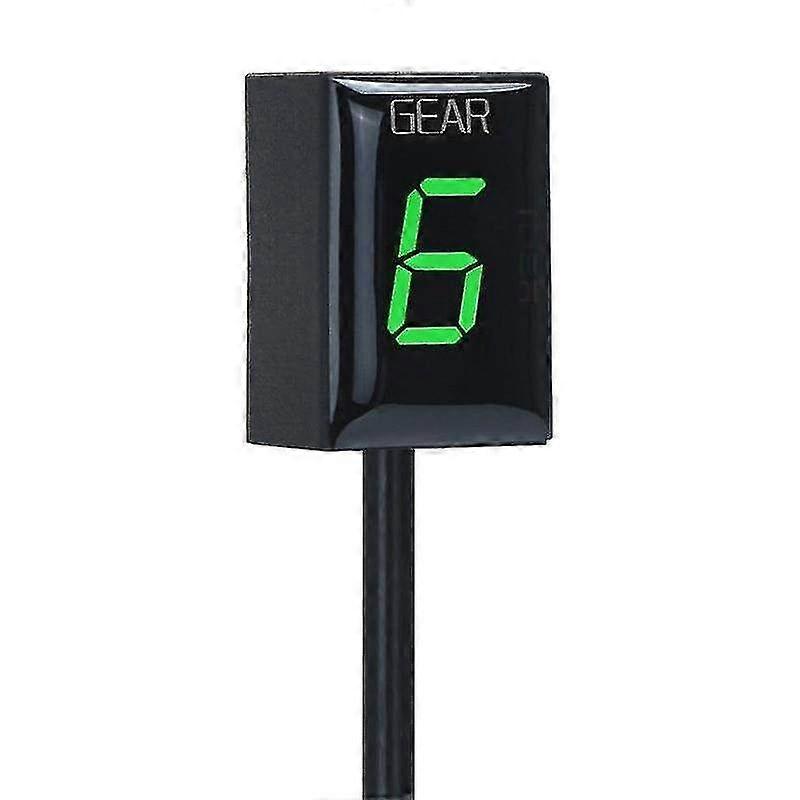 مؤشر تروس دراجة نارية خضراء متوافق مع كاواساكي Z750 و Z1000 (2007-2009) - سهل التوصيل والتشغيل