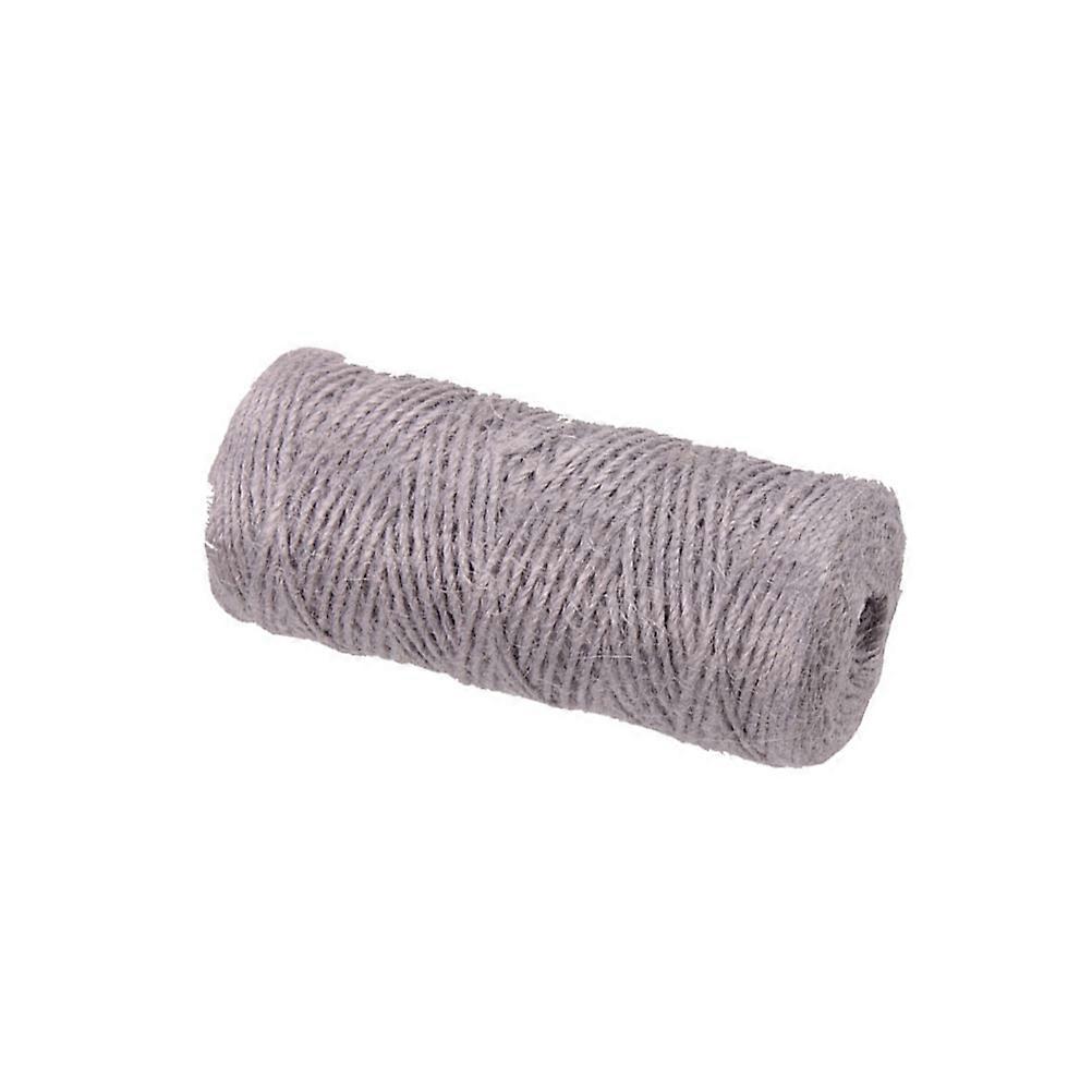 Grey Hemp Rope for Decorating Durable Perfect for DIY Crafts Gardening and Festival Events 100M
