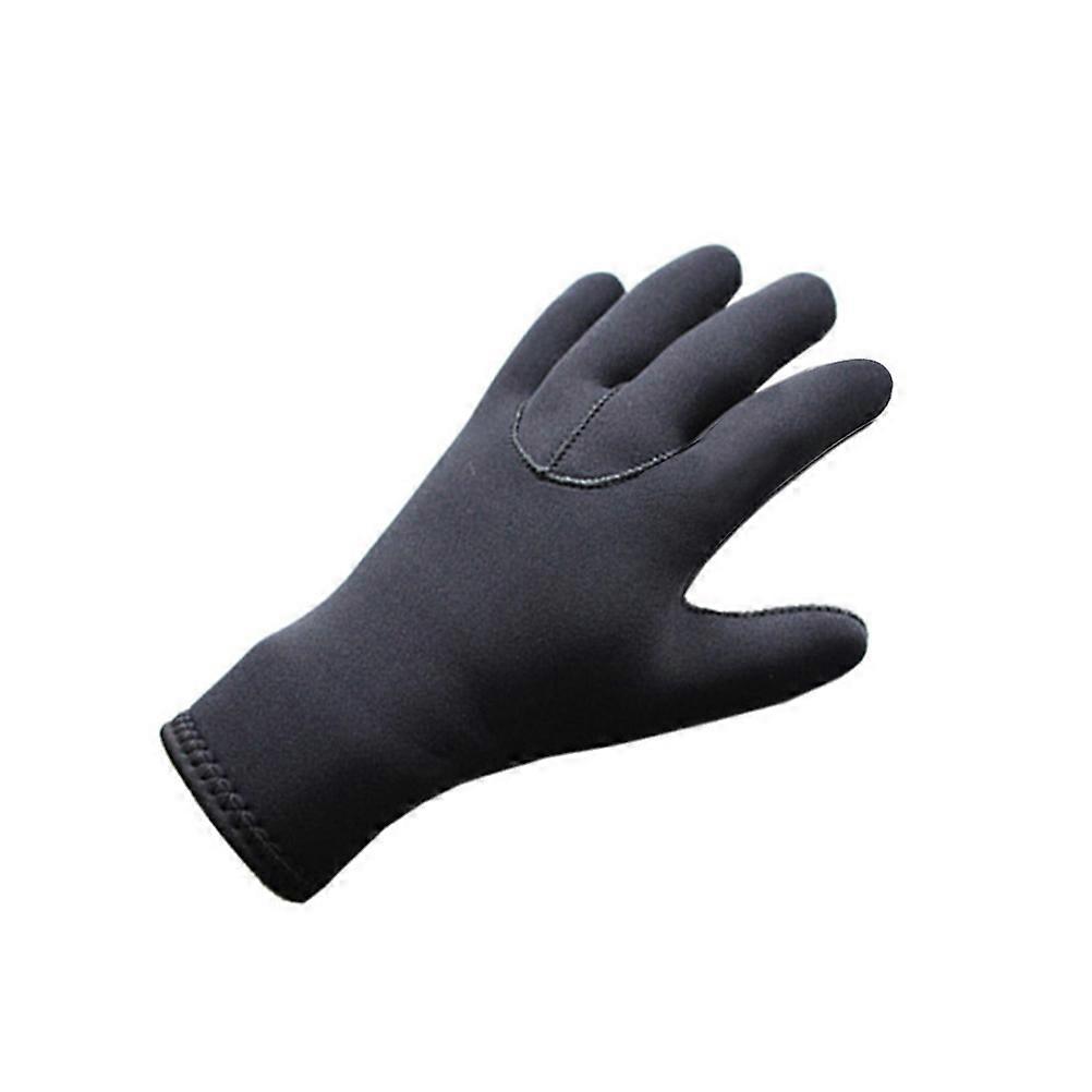 Black Neoprene and Nylon Diving Gloves with Excellent Elasticity for All Water Sports Conditions 3MM