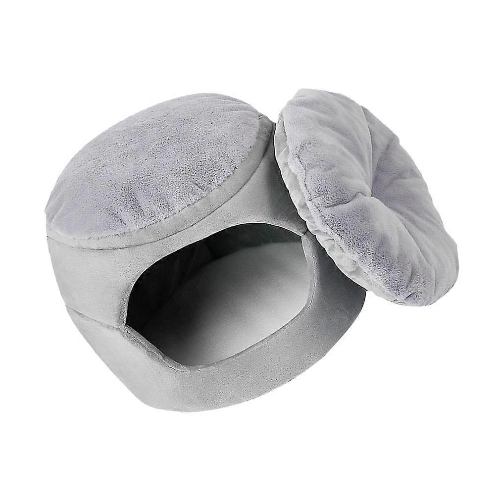 Half-Enclosed Cat Bed With Warmth For Winter Home Use 1Pack