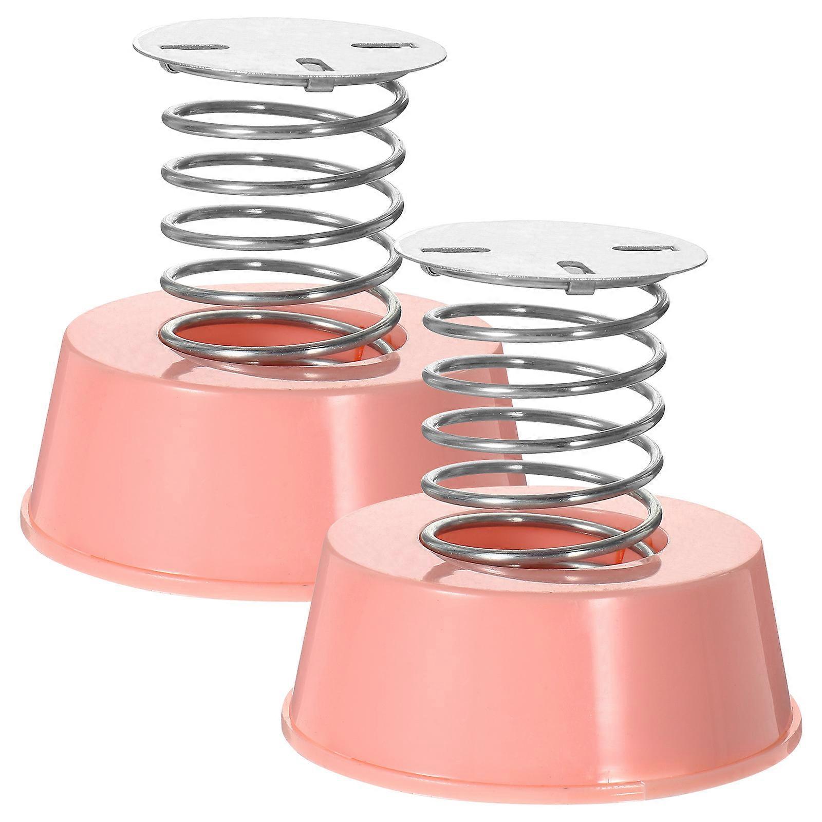 Pink DIY Doll Spring Base for Crafting and Accessories with MultiUse Decorative Design 2Pcs
