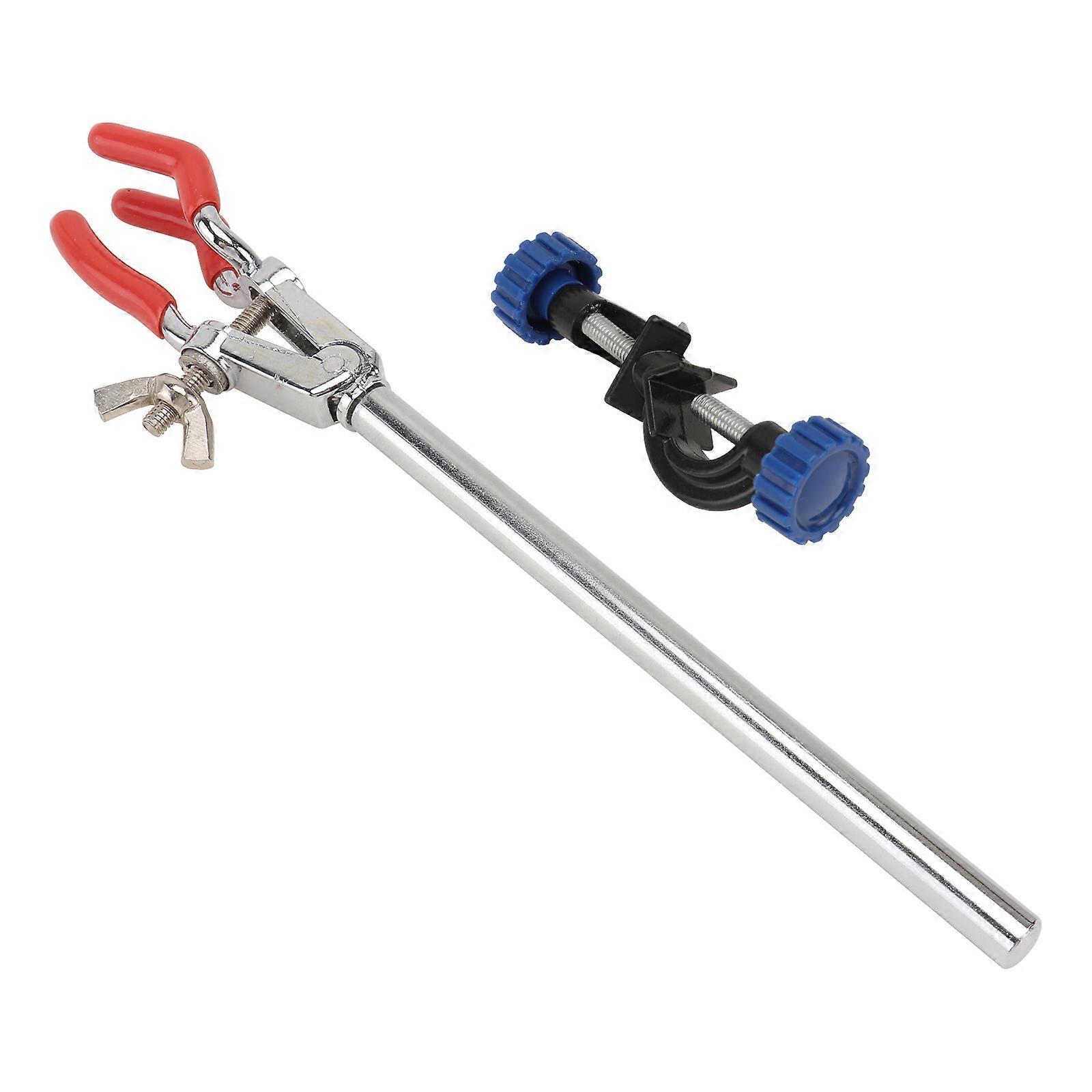 It sounds like you're referring to a **prong flask clip** (also known as a **laboratory clamp** or **finger clamp**) used in scientific laboratories