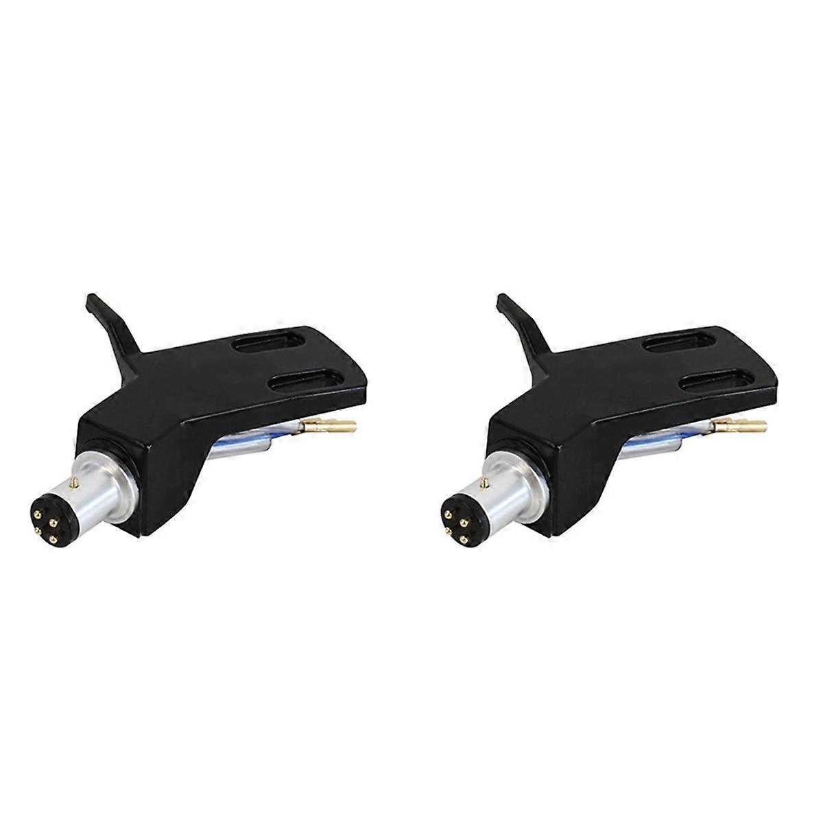 Turntable Headshell Aluminium Alloy Headshell Record Turntable Needle Replacement Phono Stylus Cartr