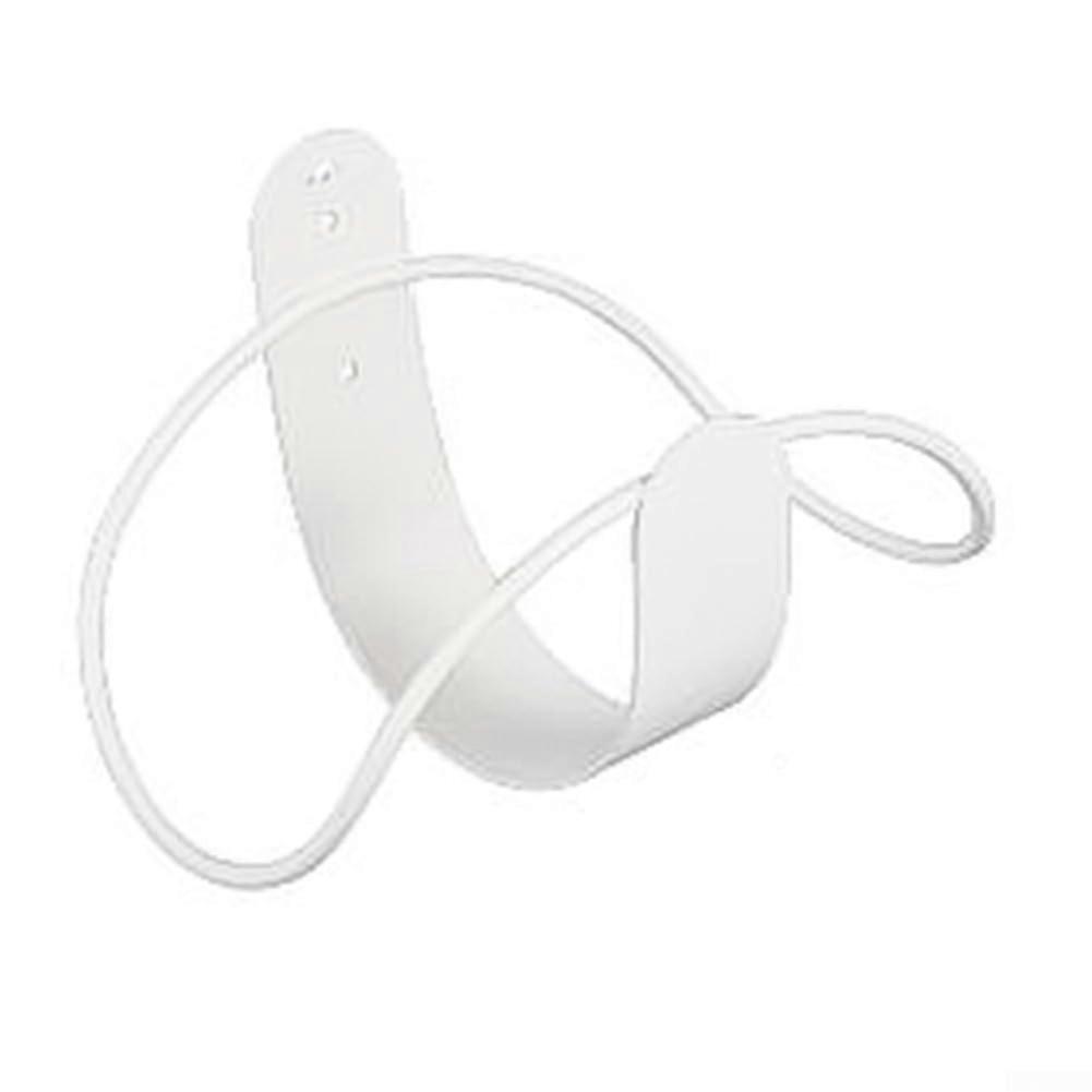 Wallmounted hose holder and sturdy design for garden organization (white)