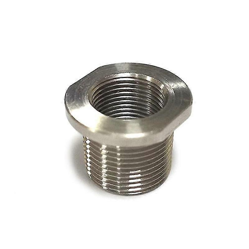 Threaded Adapter for Suppressor Fuel Filter 1/2-28 to 5/8-24 Single Core