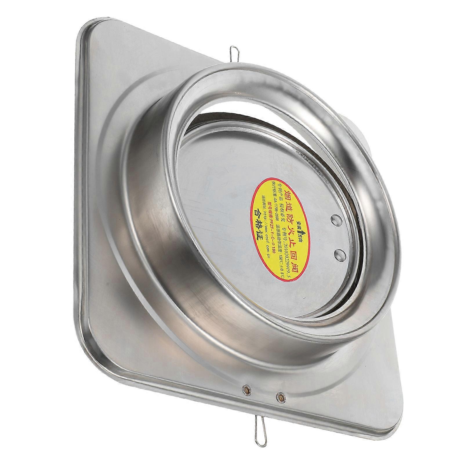 キッチン排気フード排気口カバー家庭用臭いと煙の逆流を防ぎます 17.60X17.60X4.50CM 1個