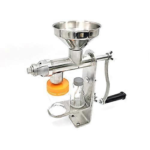 Stainless Steel Manual Oil Press – Efficient Seed Oil Extractor for Home Use, Ideal for Nuts, Peanuts, and Sunflower Seeds Ref: 7943