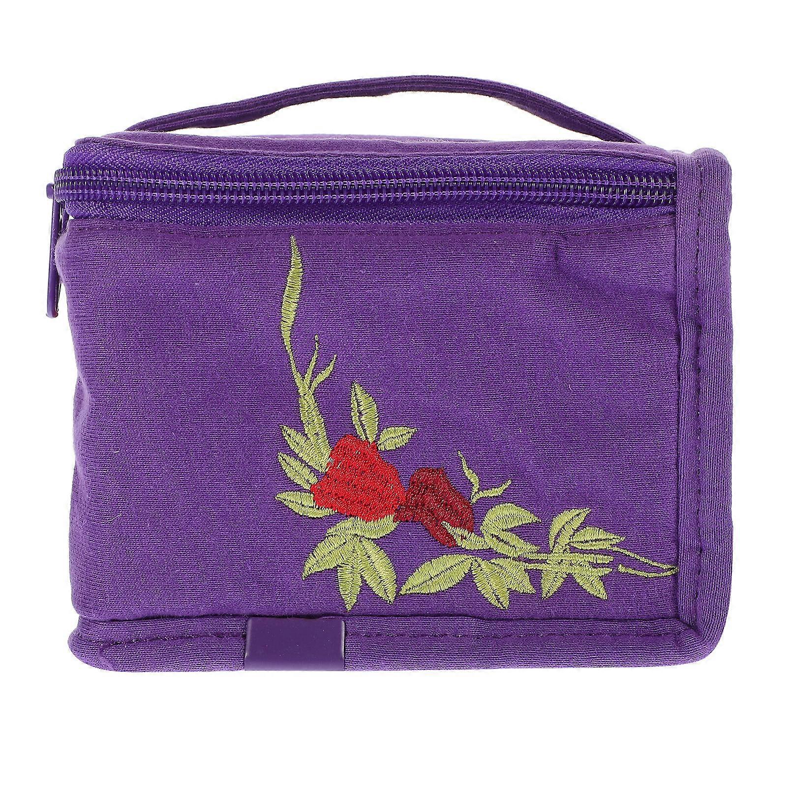 Travel Essential Oil Carrying Case For Essential Oil Users Featuring Rectangular Shape And Durable Cotton Material 1Pack