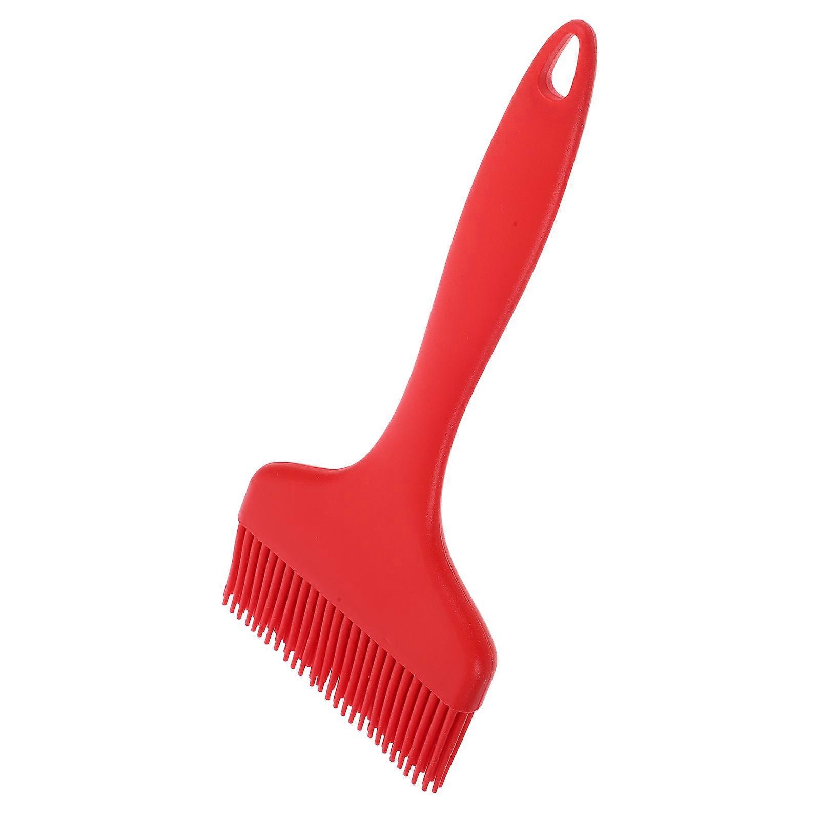 Multi-Use BBQ Grilling Brush Cooking Tool For Baking Red 1Pcs Spreading Oil
