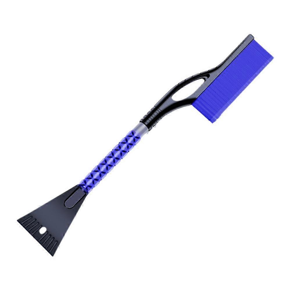 Snow Brush and Ice Scraper for Car Windshield Snow Removal Tool for Car Window Handle Soft Foam with Broom Head Truck for SUV Blue