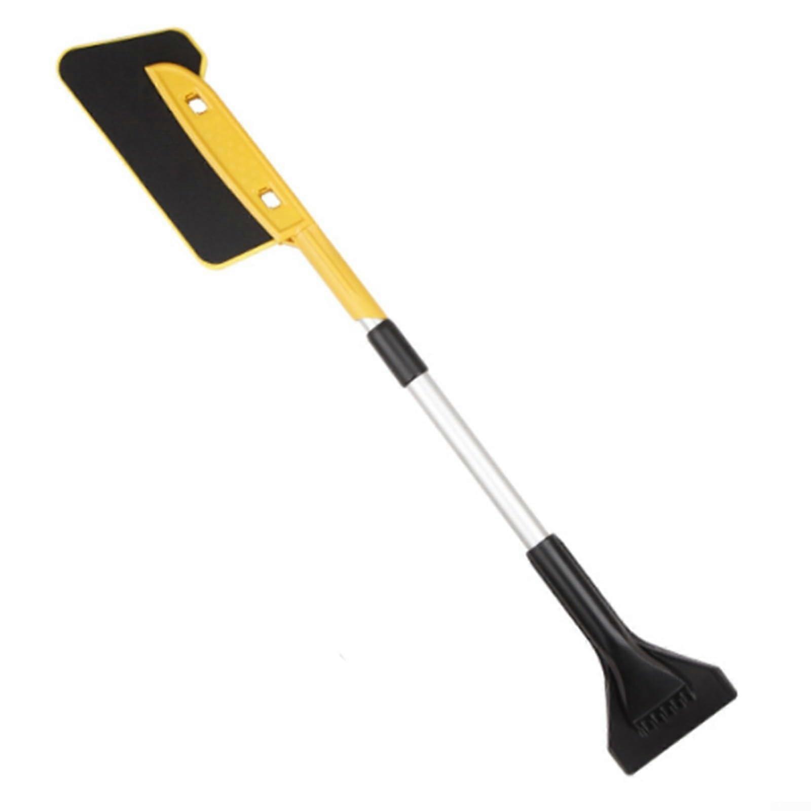 Car Ice Scraper 3-In-1 Extendable Ice Scraper Brush With Handle Detachable Ice Scraper For Auto Windshield