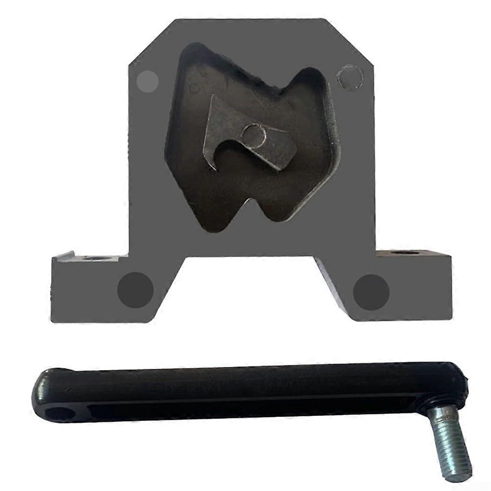 Plastic shift lever sliding follower for tire mounting machine with shift rail and tie rod with 108 mm center hole spacing for easy installation