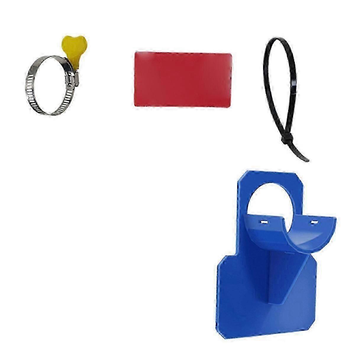 For Swimming Pool Pipe Bracket, used to fix 30-38mm pipes, supports water outlets above ground, available in Blue.