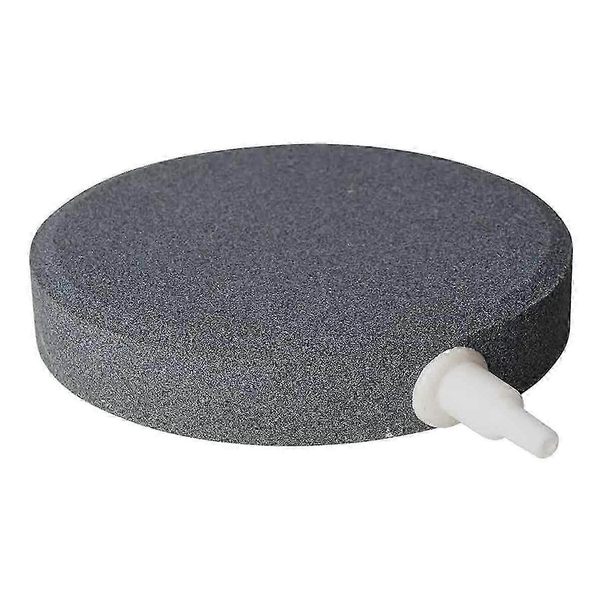 Aquarium Fish Tank Pond Pump with Air Stone Bubble Disk Aerator - 100mm Hydroponics Oxygenator for Enhanced Water Aeration