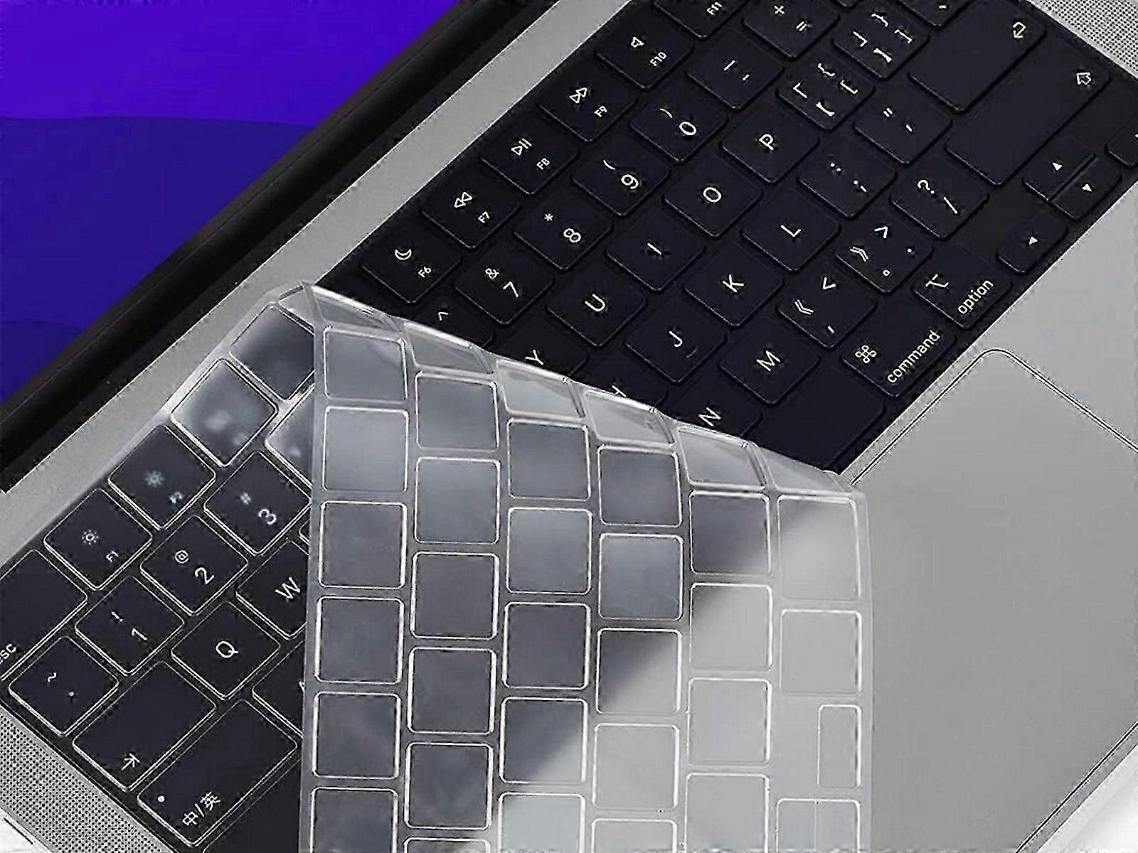 Silicone protector for Apple Macbook Pro 14 keyboard - Clear 2Pcs