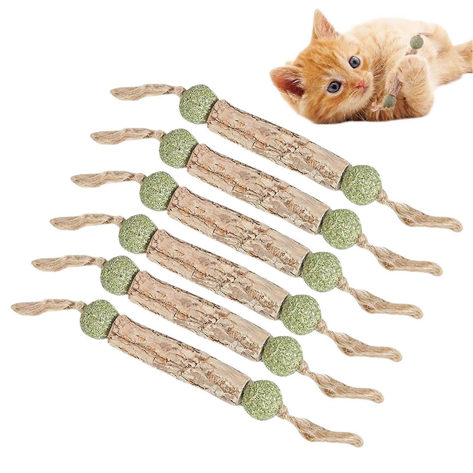 Cat Toy 6 Interactive Rods For Hunting, Scratching Board And Chewing - Indoor Cat Toy