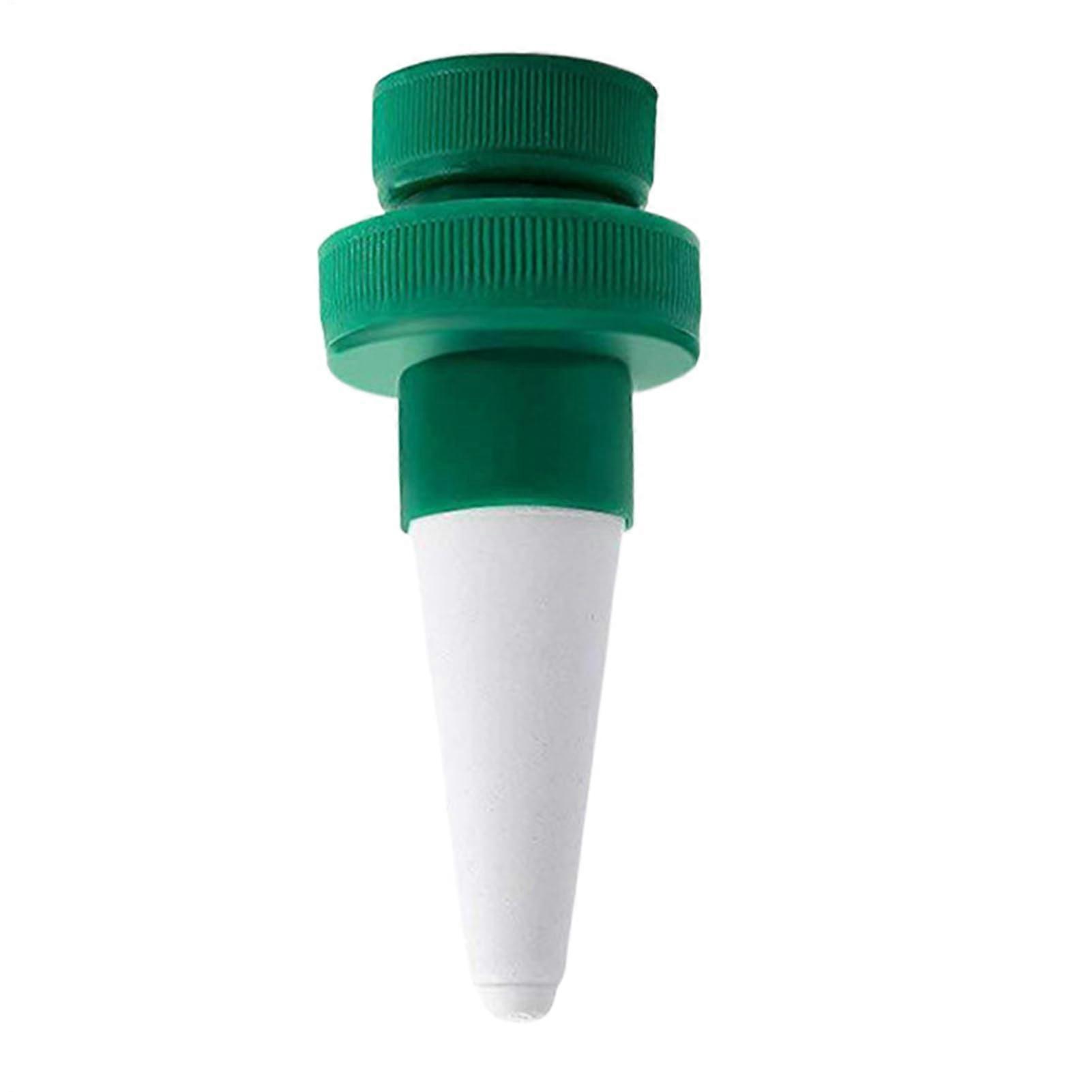 Watering Stakes  Wine Bottle Watering Stakes,Slow Release Dripper Irrigation System for Daily Use and Vacations, Garden Care Green