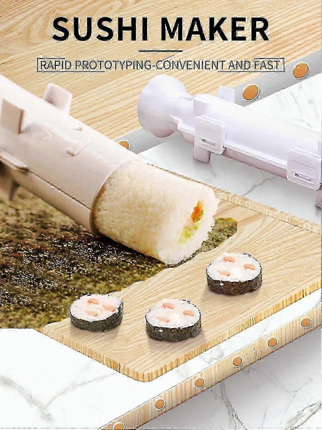 Quick Sushi Maker Roller Rice Mold Vegetable Meat Rolling Gadgets DIY Sushi