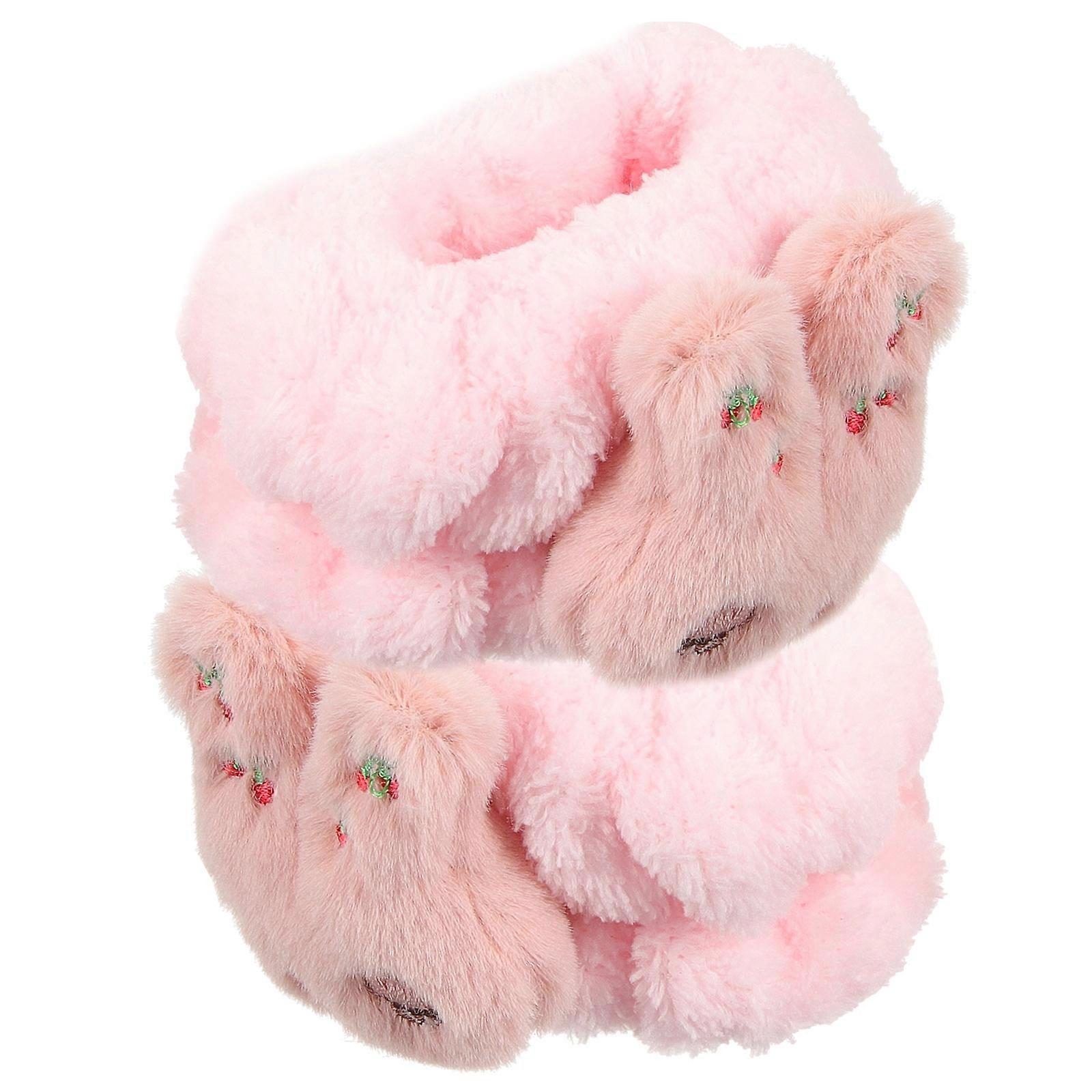 Comfortable Water Absorbing Wristbands for Spa & Face Washing – Soft, Durable, Cute Cartoon Design for Moisture Control – 1 Pair