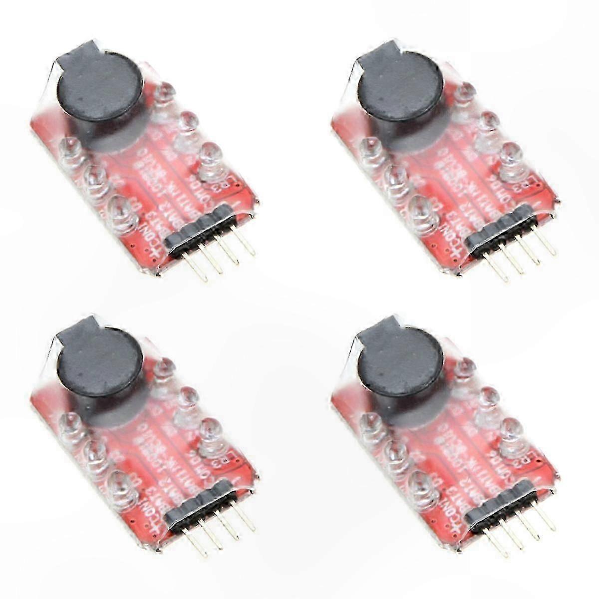 RC Helicopter Quadcopter 2-3S Lipo Battery Alarm Checker with LED Display for Voltage Monitoring