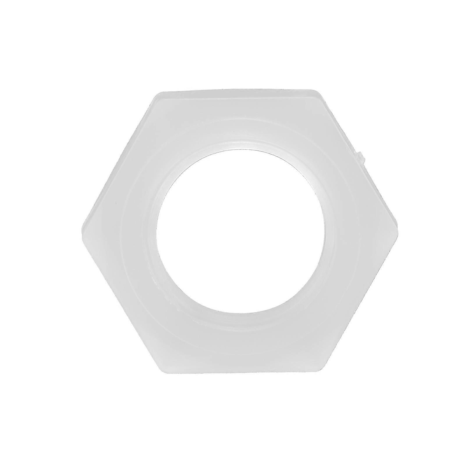 50個の六角ナットプラスチック環境保護腐食白色抵抗六角ナット産業用アクセサリーM16