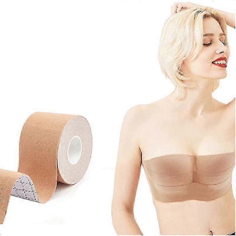 Invisible Chest Lifter with Boob Tape - Multi-Functional Elastic Cloth Tape