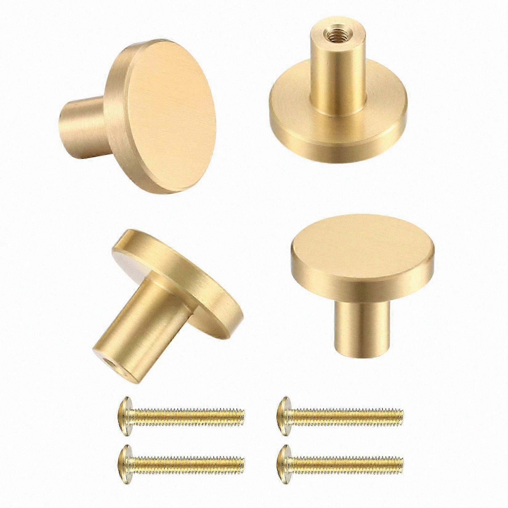 4PCS Cabinet Door Handles, Small Drawer Pulls with Screws, Wardrobe Knobs for Furniture