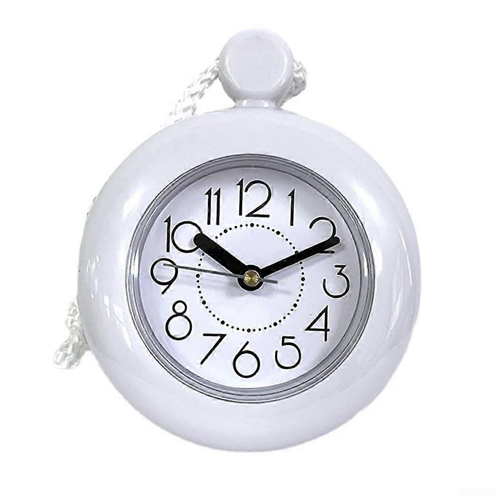 Bathroom Clock Waterproof Alarm Clock Battery Powered With Hang Towels Function For Kitchen Bedroom Bathroom