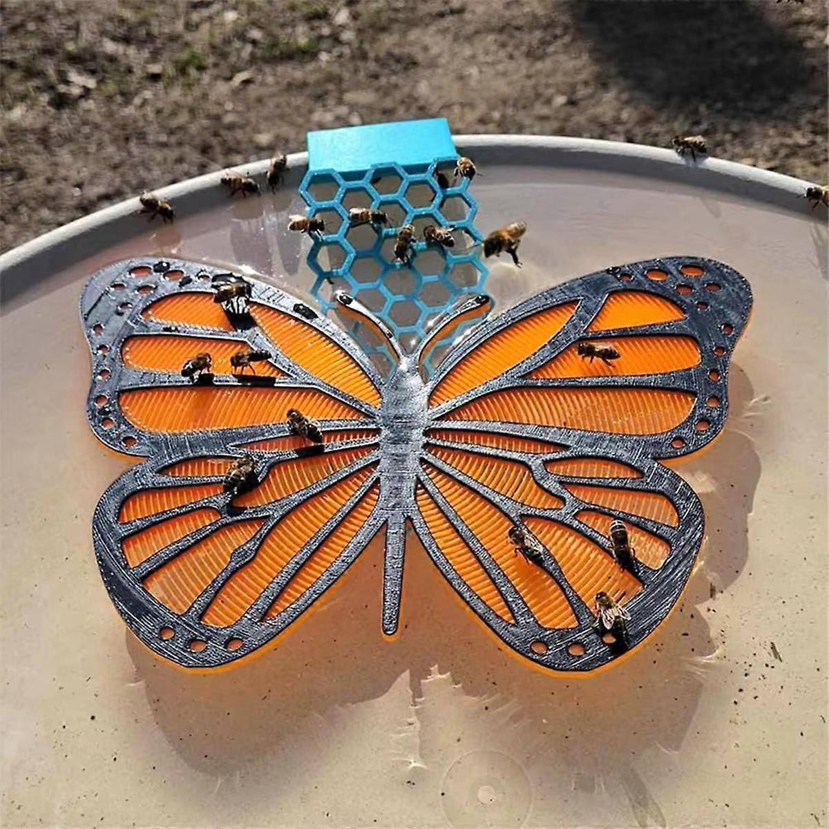Reusable Multi-Purpose Bees Watering Station Hummingbird-Shaped Floating Pollinator Butterflies Bees