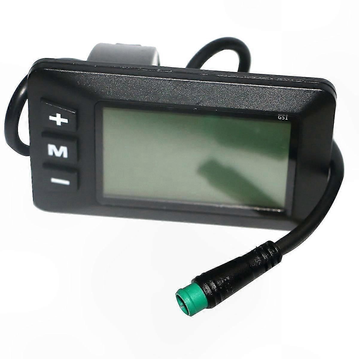LCD Display Controller for Electric Bikes & Scooters with 5-Pin Accelerator Waterproof E-Bike Accessory