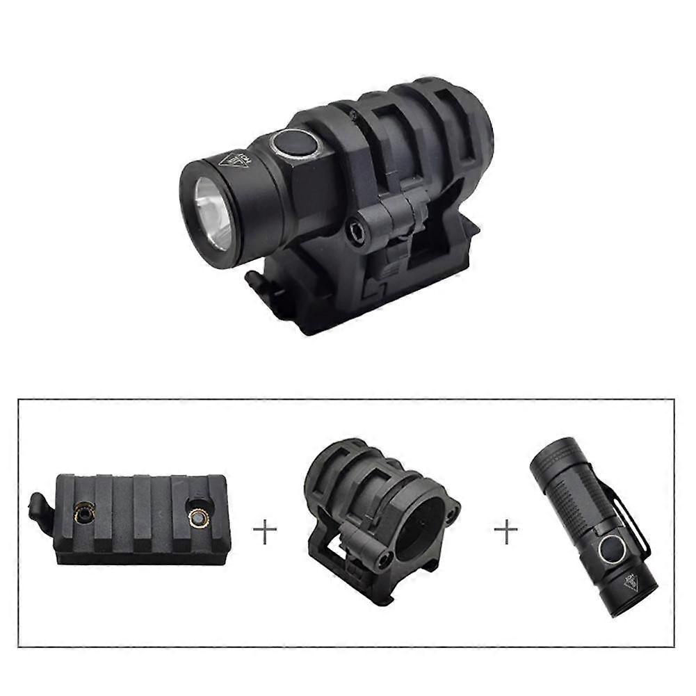 Five-Segment Helmet Light Mini Flashlight Clamp 25MM Adjustable And Rotatable Tactical Helmet Flashlight Clamp