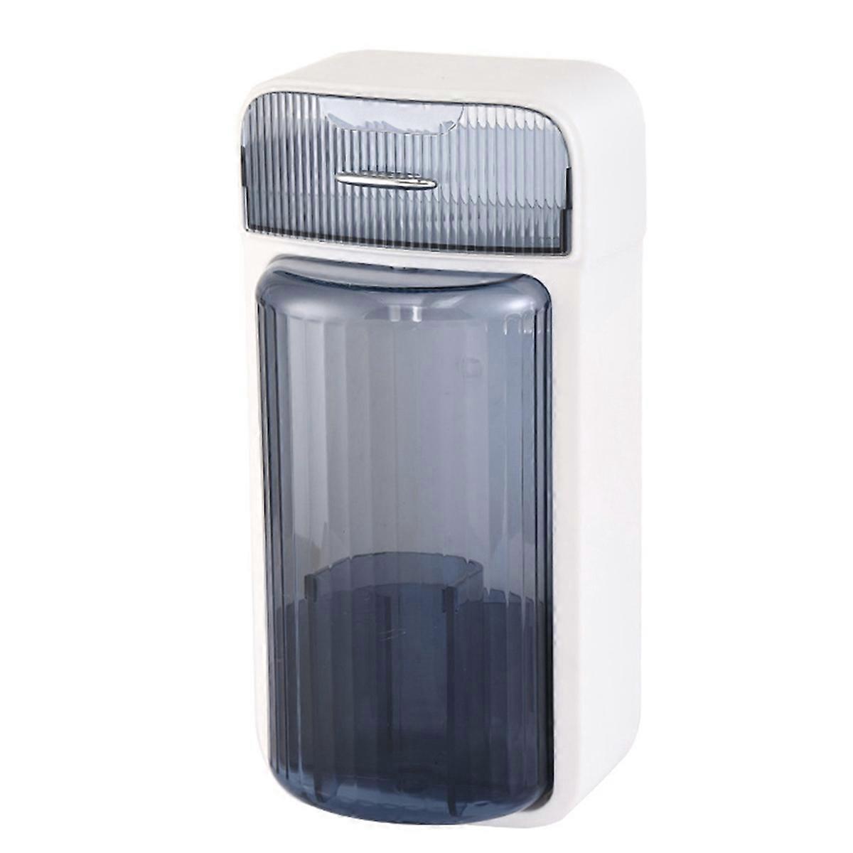 Makeup Brush Storage Box Cream Cosmetics Storage Rack Dressing Table Wall Mount Bathroom Storage Rack Blue