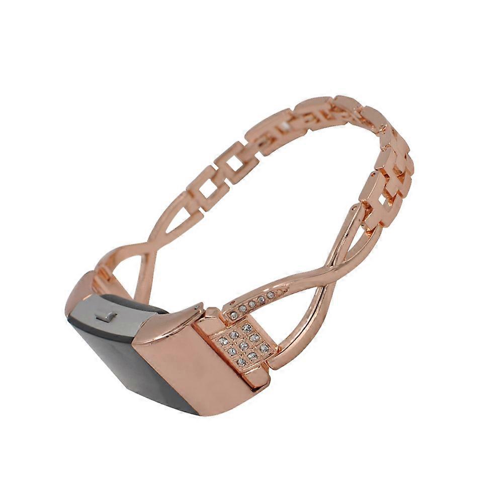 Delicate Watch Strap Replacement for Damaged Band Rose Golden Stainless Steel Gifting 20*2cm 1Pcs