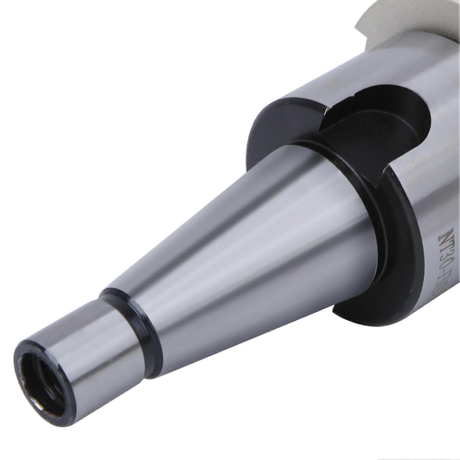 NT30 FMB27 Collet Chuck Holder, BAP400R-80-27-6 Flute End Mill, APMT1604 Inserts (10 Milling Inserts)