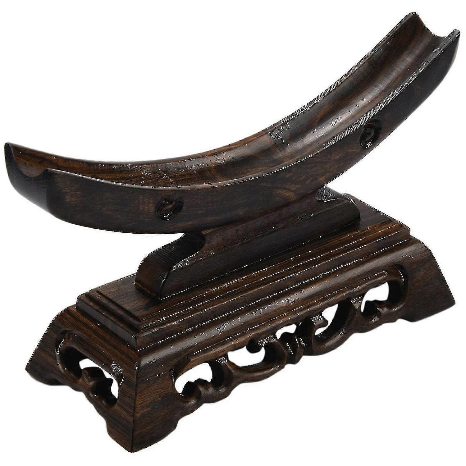 Sword Stand Solid Wood Display Katana Stand Holder Crescent Shape