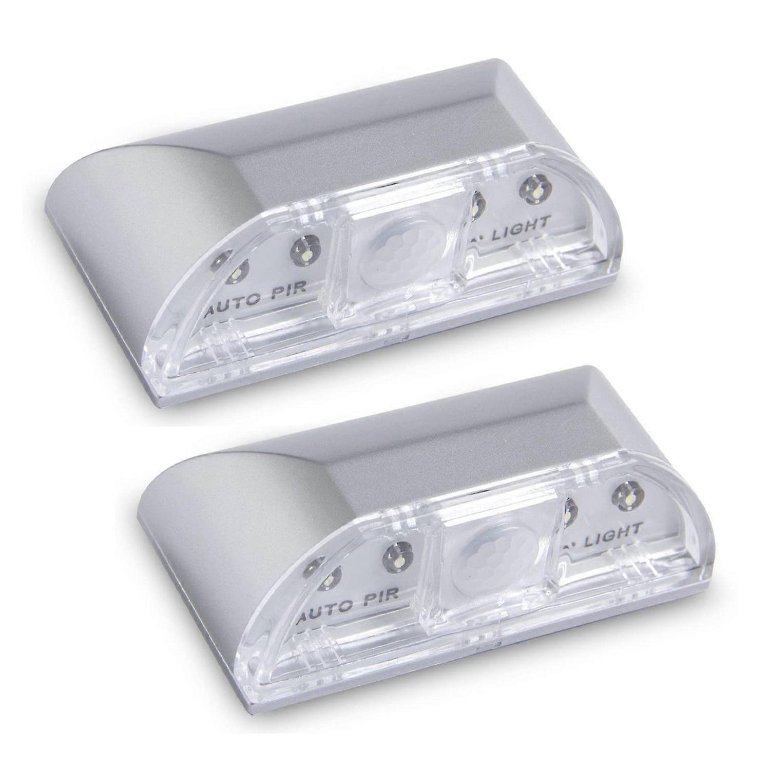 2 pack keyhole light, infrared PIR automatic motion sensor detection door lock light night light, battery powered, with 4 light beads for doors, kitch