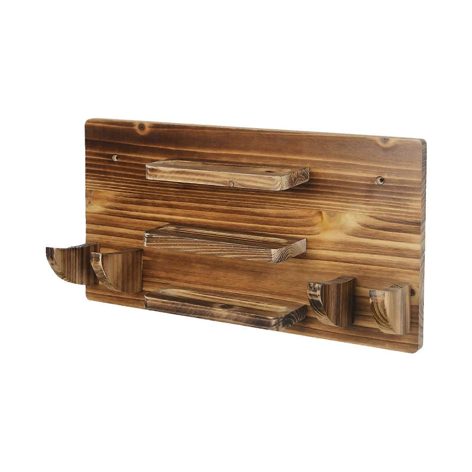 Paddle Storage Wall Rack Sturdy Wooden Racket Mount For Table Tennis Rackets On Home Wall Or Door Decorative Display