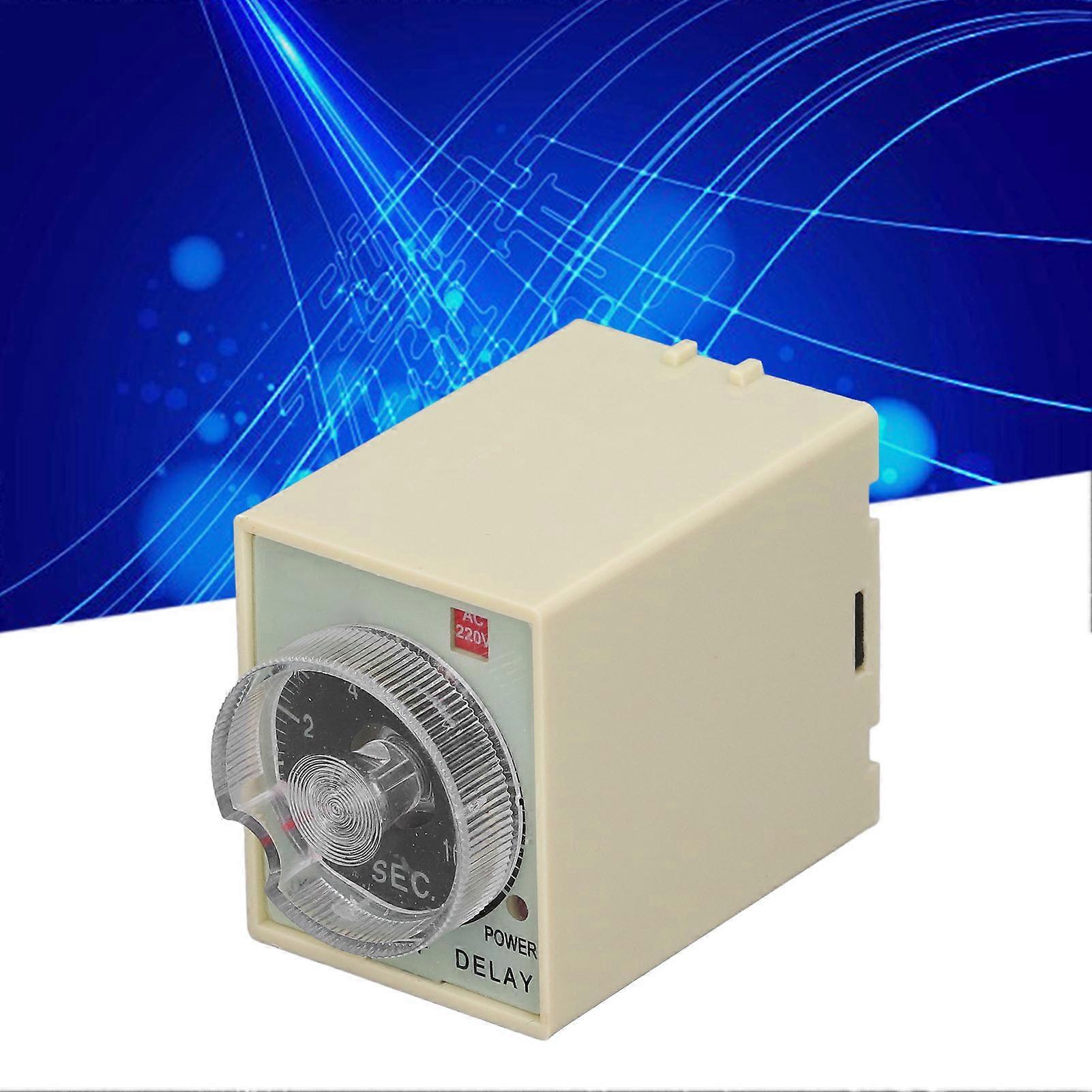 ST3PF Time Delay Relay 0-10S ABS Case AC250V 3A Small Size