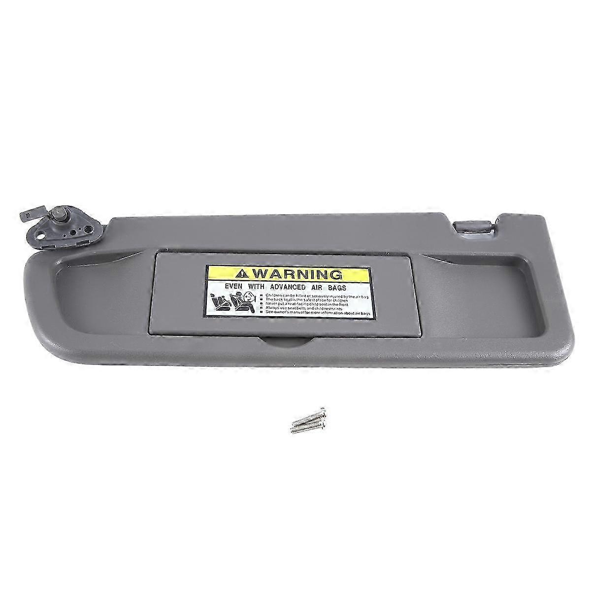 Left Dark Gray Sun Visor Assembly for Car Models with 1.3L, 1.8L, 2.0L Engines in Years 2009, 2010, 2011 - 83280SNAA01ZE 83280-A01ZE