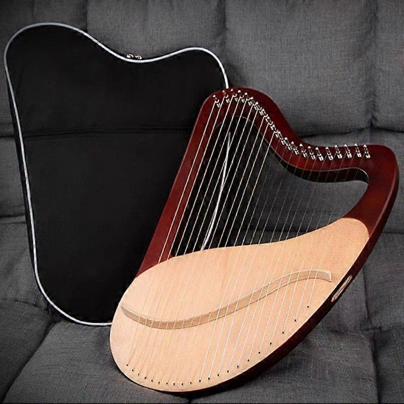 Lyre Harp Bag: 21-String Oxford Fabric Harp Case Padded with Zipper Waterproof - Oxford Fabric Lyre Case Lightweight & Portable
